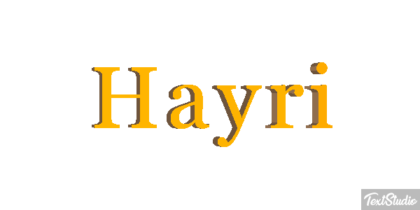 Hayri Effetto testo