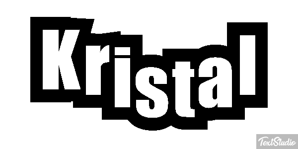 Kristal Text effect