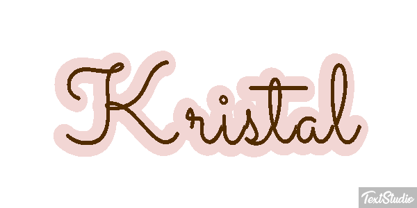 Kristal Text effect