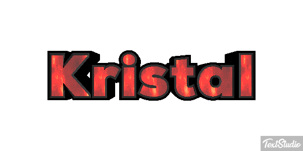 Kristal Text effect