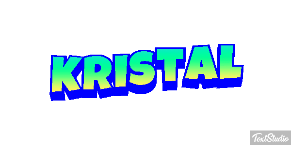 Kristal Text effect