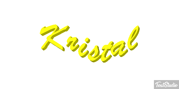 Kristal Text effect
