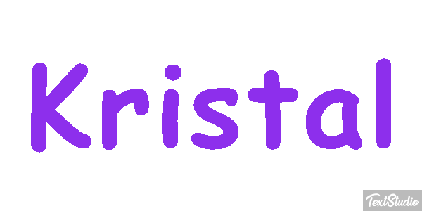 Kristal Text effect