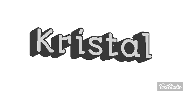 Kristal Text effect