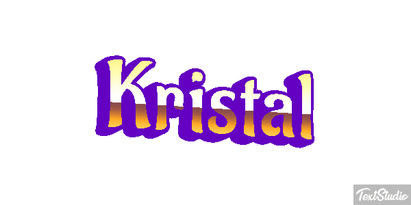 Kristal Text effect