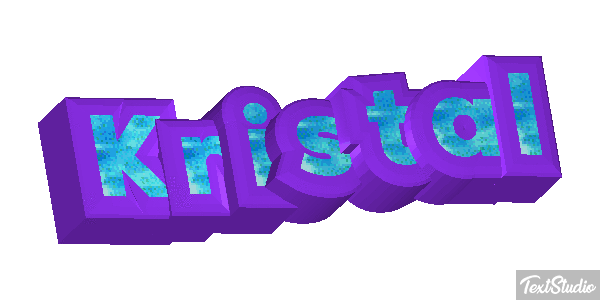 Kristal Text effect