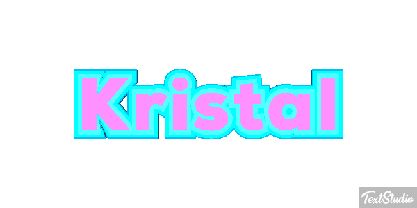Kristal Text effect