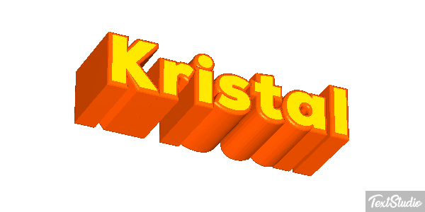 Kristal Text effect