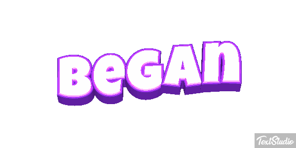 Began Text effect