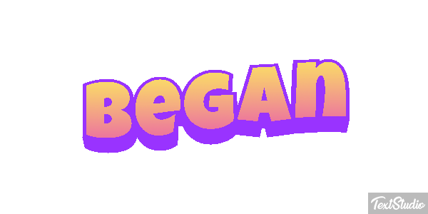 Began Text effect
