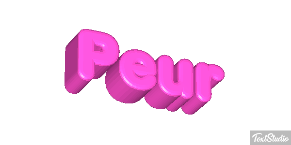 Peur Effetto testo