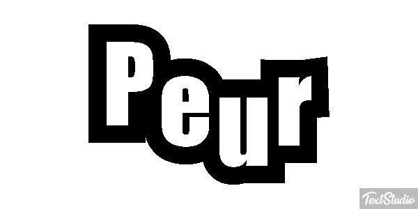 Peur Effetto testo