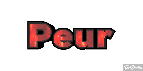 Peur Effetto testo