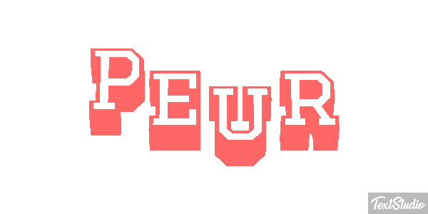 Peur Effetto testo