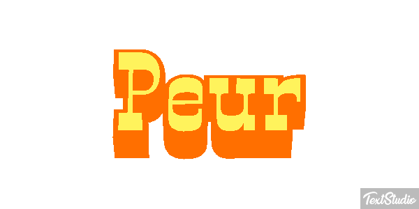 Peur Effetto testo