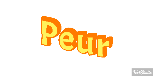 Peur Effetto testo