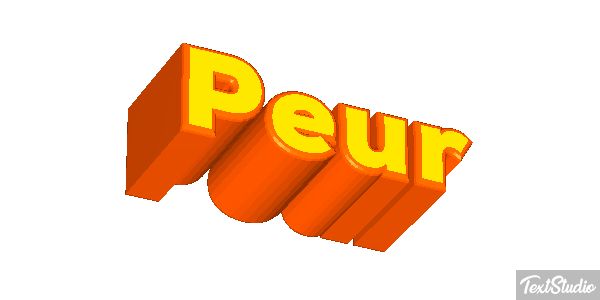 Peur Effetto testo