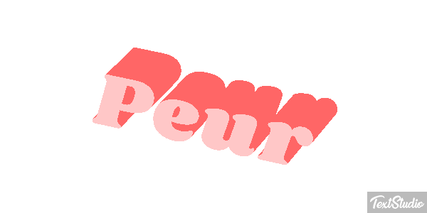 Peur Effetto testo
