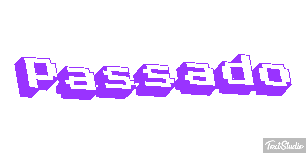 Passado Effet de texte