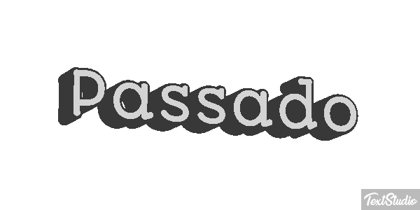 Passado Effet de texte