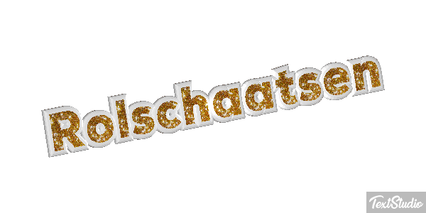 Rolschaatsen Tekst effect