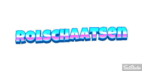 Rolschaatsen Tekst effect