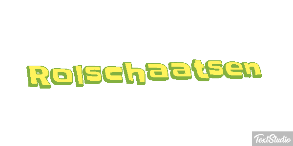 Rolschaatsen Tekst effect