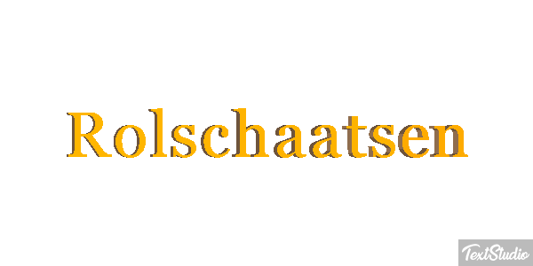 Rolschaatsen Tekst effect