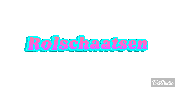 Rolschaatsen Tekst effect