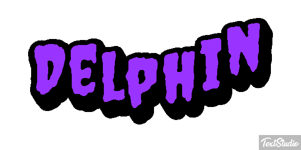 Delphin Text effect