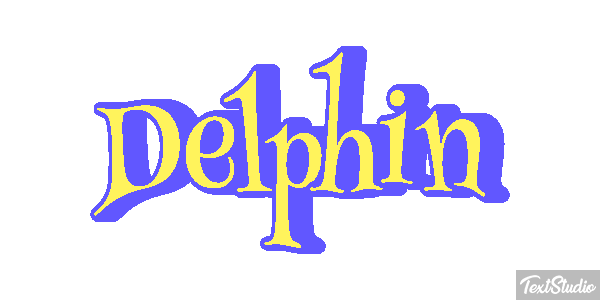 Delphin Text effect