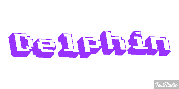 Delphin Text effect