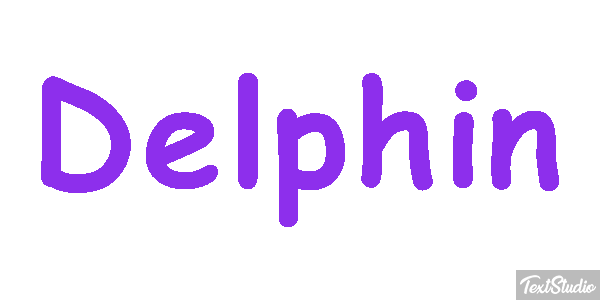 Delphin Text effect
