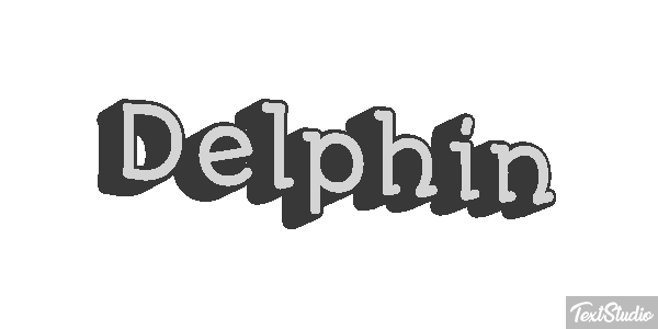 Delphin Text effect