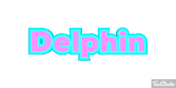 Delphin Text effect