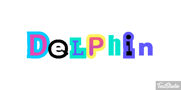 Delphin Text effect