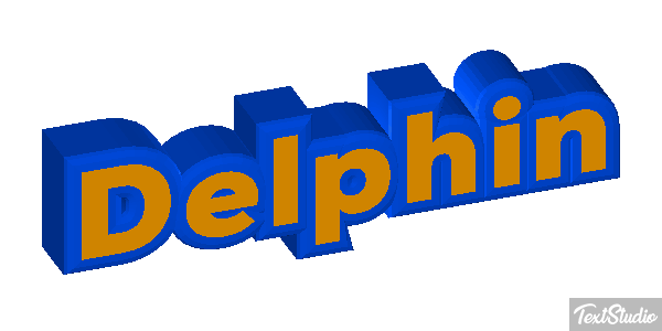 Delphin Text effect