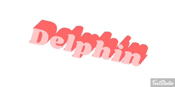 Delphin Text effect
