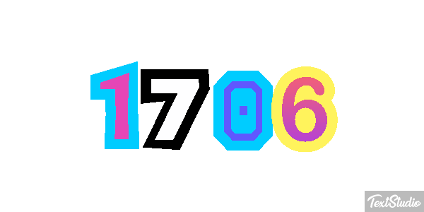 1706 Tekst effect