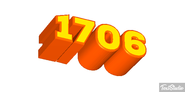 1706 Tekst effect