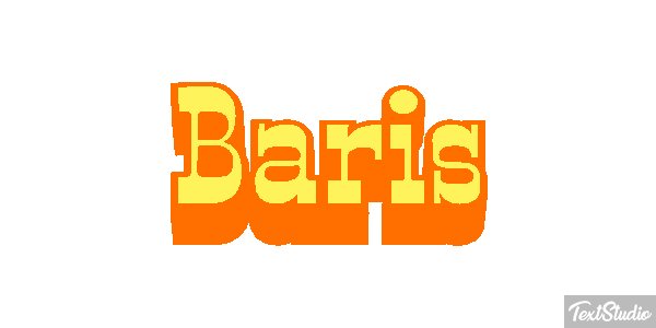 Barış Tekst effect