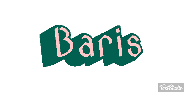 Barış Tekst effect