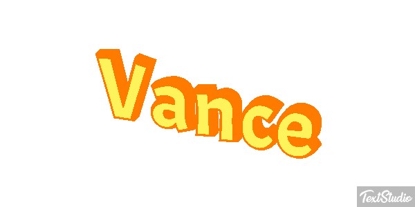 Vance Text effect
