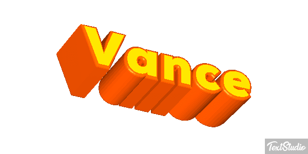 Vance Text effect