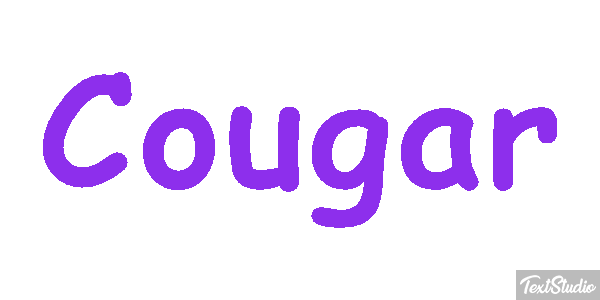 Cougar Tekst effect