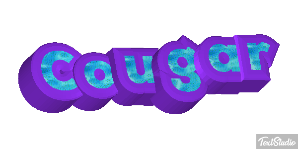 Cougar Tekst effect