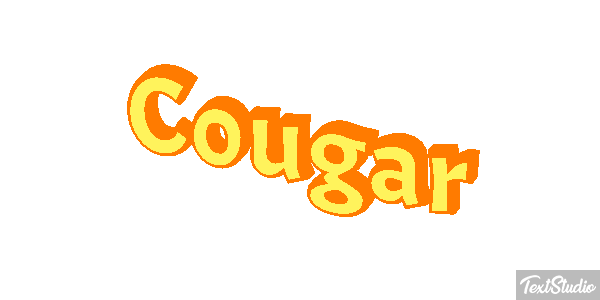 Cougar Tekst effect