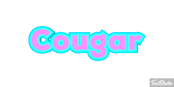Cougar Tekst effect
