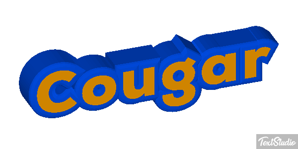 Cougar Tekst effect