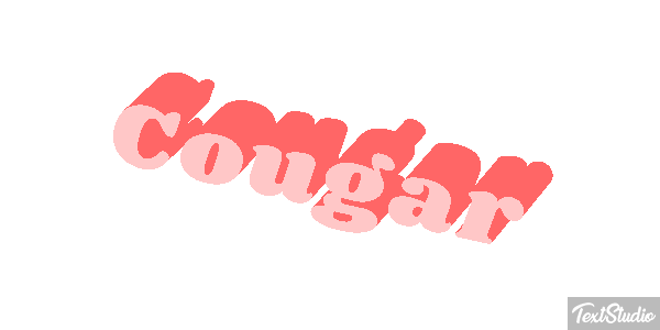 Cougar Tekst effect
